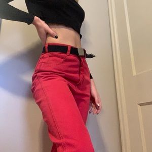 Red pants